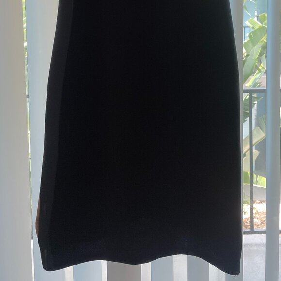 **SOLD** NWT Body Con Black & Tan Cross Dress (L) - Picture 4 of 8